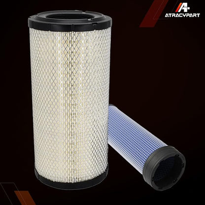 Air Filters Set P828889-P829333 110-6326 -110-6331 46562-46569 AT171853-AT171854 222421A1-222422A1 RS3544-RS3545 Compatible with Donaldson, Caterpillar Cat Backhoe, Wix, John Deere, Case and Baldwin