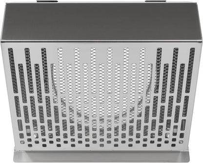 Vent Systems 6" Inch Exhaust Vent Cover with Rubber Gasket - Stainless Steel - Robust Weatherproof Outdoor Air Exhaust Box - Duct or Surface Mounting - Rain and Snow Protection