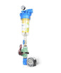 WECO SEDFLUSH Water Filtration System - Whole House Water Filter System for Sediment Removal & Particulate Reduction - Self-Cleaning Water Purification System with Auto Purge Timer - 1 Inch