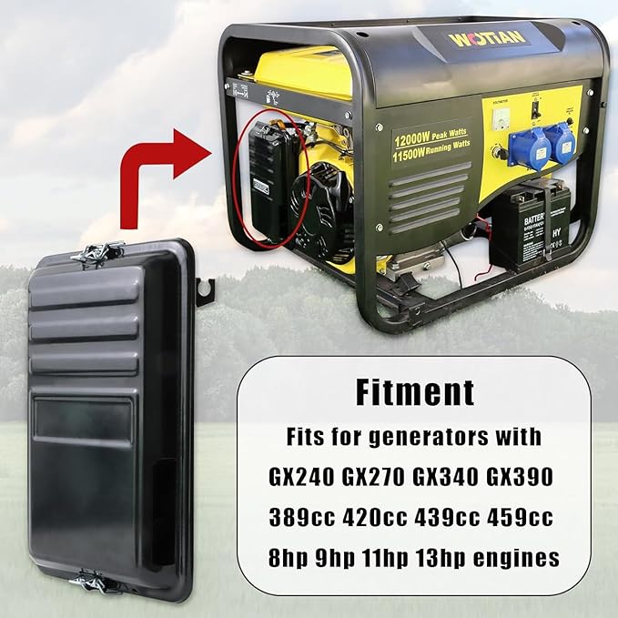 5500 Watt Generator Air Filter/Air Housing Filter Assembly for5500 6000 6500 8750 9000 9500 Watt Compatible with Honda Champion Predator Generators Air Cleaner for GX240 GX270 GX340 GX390