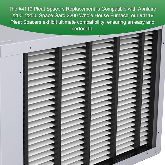 4119 Replacement Filter compatible with Aprilaire 2200, 2250, Space Gard 2200 Whole House Furnace, 6 Pack