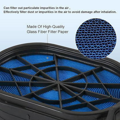 CARMOCAR Air Filter FA1778 Replacement for Ford 6.0L F250 F350 F450 F550 Super Duty V8 2003-2007 Excursion Power stroke Diesel 2003-2005 4C3Z-9601-AA 3C3U-9601-BC CA9516