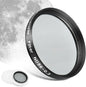 Astromania Telescope Moon Filter 2 inch, Neutral Density Telescope Filter ND96-0.3 with 50% Light Transmission Reduces Moon Glare&Enhances Lunar Crater Detail, Work with Telescope Accepts 2" Eyepiece