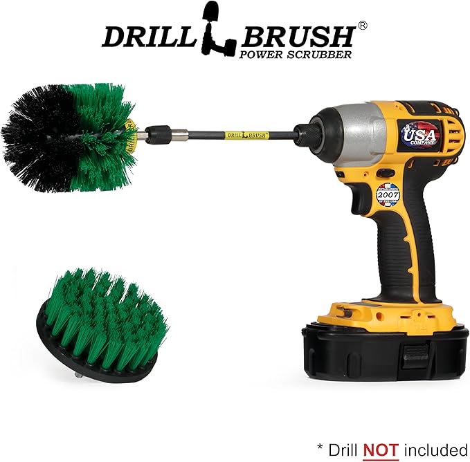 Kitchen Cleaning Supplies - Pots and Pans Cleaning Kit - Cast Iron Skillet Scrub Brushes - Deep Cleaning Kitchen Tools - Kitchen Sink Cleaning Brush - Air Fryer Scrubber Brush - Refrigerator Cleaner