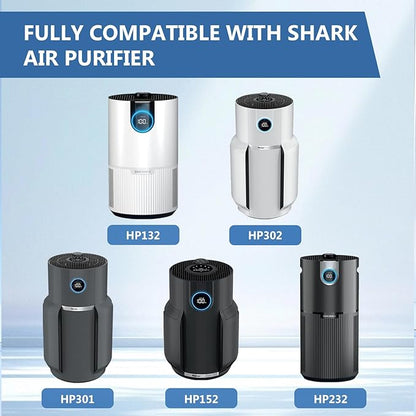 6 Packs Odor Neutralizer Cartridges Replacement Compatible with Shark AZ3000 AZ3002 HZ3000 HZ3002 IZ862H IZ562H ZD550 ZU102 Upright Vacuum, HP152 HP301 HP302 Air Purifier, Part# 1541FC3000(Original)