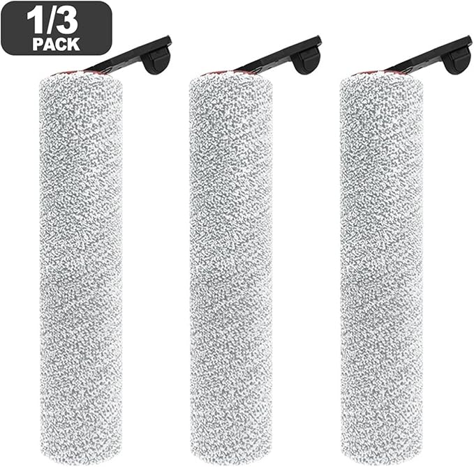 1/3pcs Floor Scrubber Roller Brush Main Brush, Compatible for MOVA, X4 Pro Wet Dry Vacuum Cleaner Home Appliance Accessories(1 Pack)