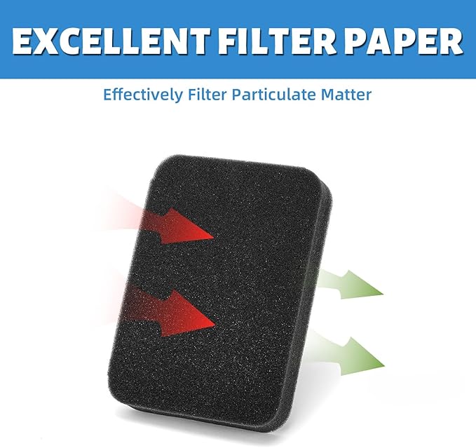 2 Pack GX390 Air Filter for Honda Generator GX340 EB5000 EB5000X EB6500 EB3500 EM5000SX Generac GP5500 GP6500 GP7500E RS5500 Harbor Freight Predator 420CC Engine 8750 Watt Replace 17211-899-000