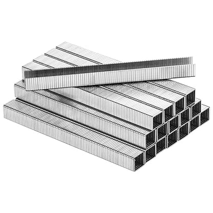 meite T-50 Staples, 3/8 Inch Length Heavy Duty Staples for Staple Gun, Galvanized, 20 Gauge 3/8" Crown, Compatible with T-50 Staple Gun, Ideal for Upholstery, Construction, Furniture (5,000 Counts)