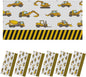 6 Pcs Fluorescent Light Covers for Ceiling Lights Construction Vehicle Excavators Bulldozers Forklifts Yellow Black Decorative Magnets Light Filters for Office Home Classroom Must Haves 4’ x 2’