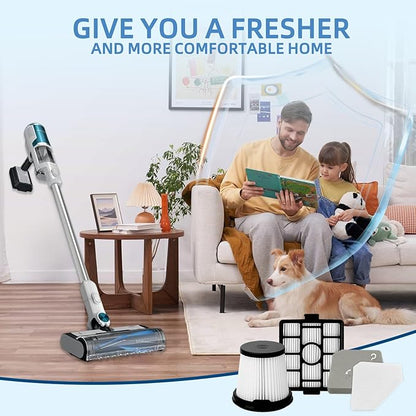 HEPA Per-motor Foam Filter Replacement: for Shark BU3523 BU3521 BU3120 Clean Lightweight Cordless Cleaner, Clean Empty Cordless Stick Vacuum, Auto Empty System