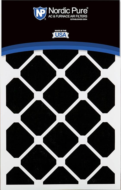 Nordic Pure 16x25x5 (Actual Size: 15 3/4 x 24 3/4 x 4 3/8) Honeywell Replacement Air Filters MERV 13 Plus Carbon 4 Pack
