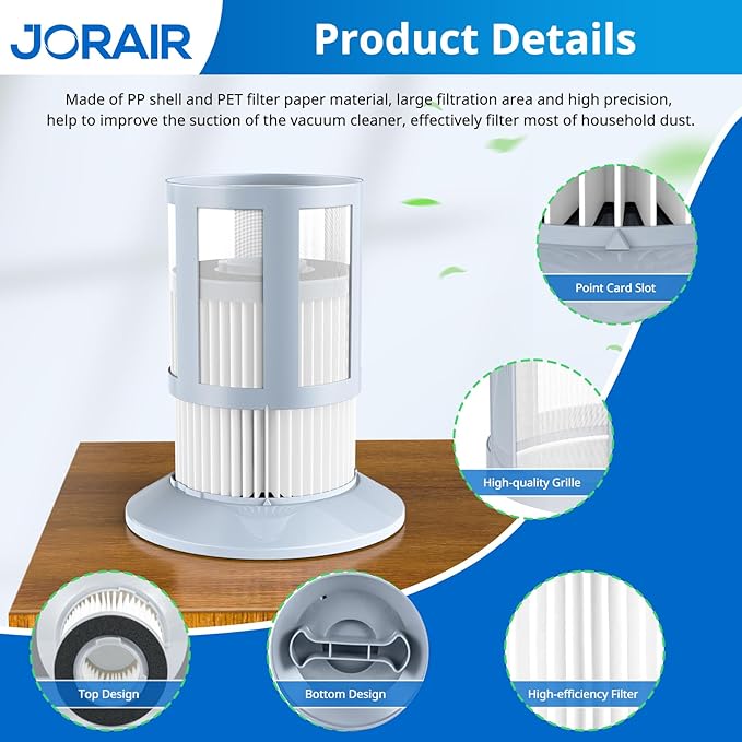 2156A Replacement Vacuum Filter Compatible with Bissell Zing 2156, 2156A, 2156E,1665, 16652, 1665W Zing Bagless Canister Vacuum Cleaner, Compare to Part 1613056, 4 Pack