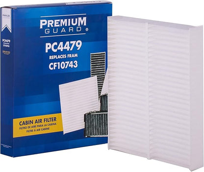 PG Cabin Air Filter PC4479 | Fits 2022-2025 Nissan Frontier, 2017-2024 TITAN, Armada, 2014-2024 INFINITI QX80, 2016-2024 Q50, 2009-2024 Nissan GT-R, 2011-2020 Dodge Grand Caravan