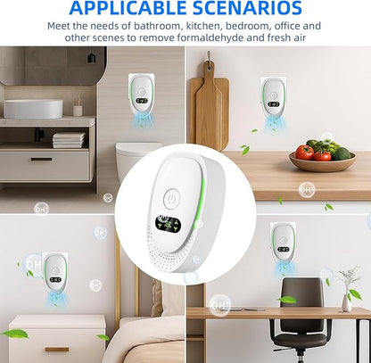 2026 Upgraded Plug in Air Purifiers for Home Air Ionizers for Dust Mites,Smoke & Pet Odor,Silent Ionizer Air Cleaners & Room Deodorizer Plug in,Dust Mite Killer for Bedroom,Office,Kitchen,6 Pack