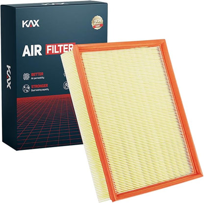 KAX Engine Air Filter, CA10228 Replacement for Jeep Liberty V6 3.7L 2008-2012, Dodge Nitro V6 3.7L 2007-2011, Nitro V6 4.0L 2007-2011, Advanced Air Filter Media, Increased Acceleration
