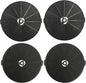4 Set CFK1-TM Carbon Charcoal Filter Compatible with Cosmo Range Hoods UMC30, UC30, UMC36, UC36, Also Fit Tieasy USGDCF-G, JOEAONZ YYCF02 & FIREGAS CC170 Models