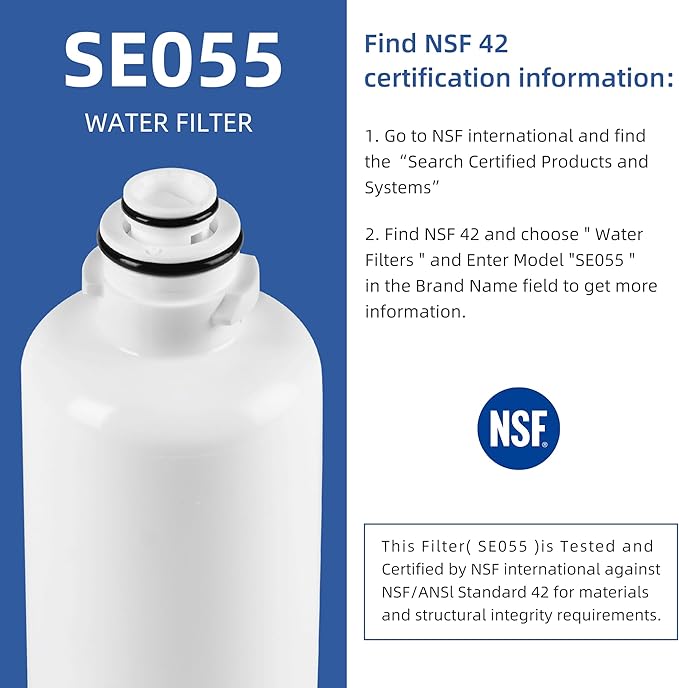 BORPLFTR55 Water Filter Replacement for Bosch Ultra-Clarity Pro 11032531 BORPLFTR50, Replace Thermador B36CT80SNS RA450022 WFS200MF B36CD50SNS B36CT80SNS B36FD50SNS, UltraClarity Pro Filter 2 Pack