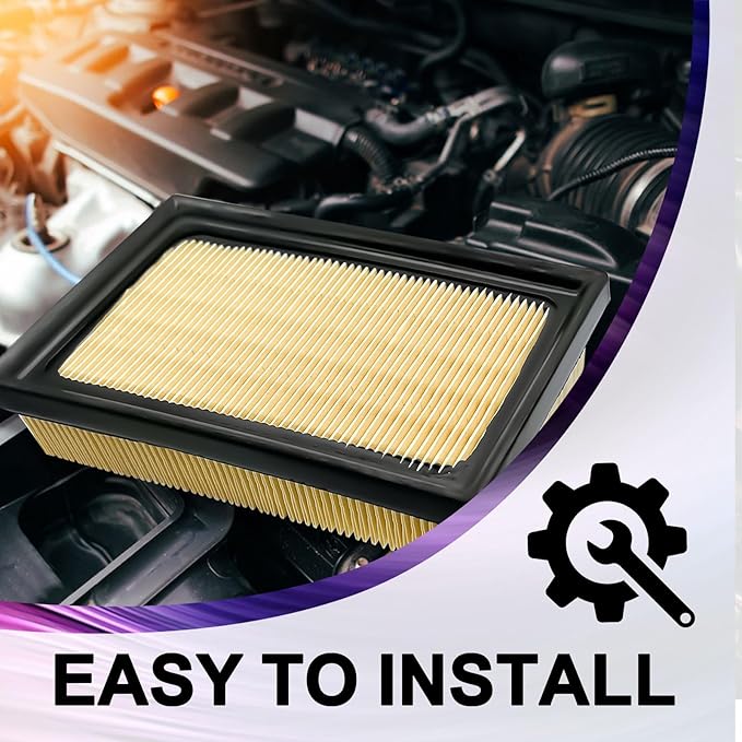 FUN-DRIVING 2 Pack Engine Air Filter for COROLLA Hybrid 1.8L(24-20) PRIUS 1.8L(22-16),PRIUS AWD-E 1.8L(22-19),PRIUS C 1.8L(19-12),PRIUS PRIME 1.8L(22-17) CA11426