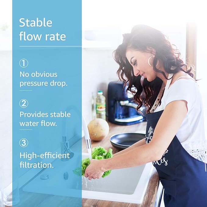 AQUA CREST RC 3 EZ-Change, WFQTC30001/70001 Advanced Water Filter Replacement, Replacement for Culligan ®RC-EZ-3, IC-EZ-3, US-EZ-3, RC-EZ-1, Brita USF-201, USF-202, DuPont®, 2K Gallons (Pack of 2)
