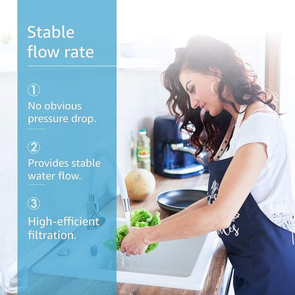 AQUA CREST RC 3 EZ-Change, WFQTC30001/70001 Advanced Water Filter Replacement, Replacement for Culligan ®RC-EZ-3, IC-EZ-3, US-EZ-3, RC-EZ-1, Brita USF-201, USF-202, DuPont®, 2K Gallons (Pack of 2)