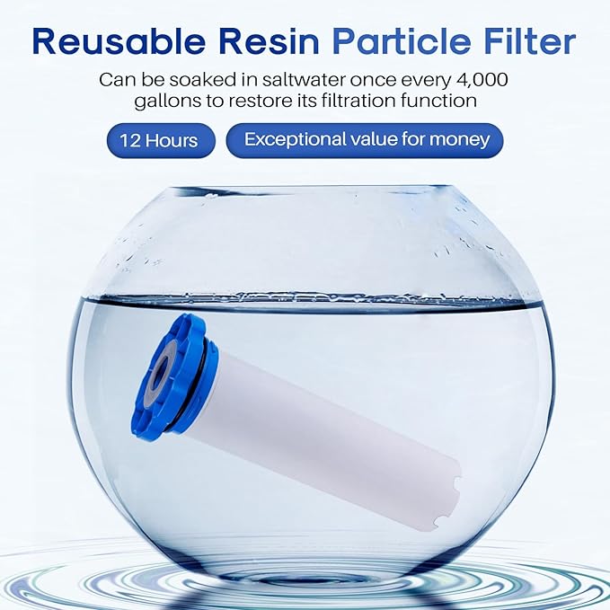 ICEPURE 5 Micron 10"x4.5" PPW10BB-SZ String Wound Water Sediment Filter Replacement for Whole House Filtration System, Compatible With Iron Reducing Filter For Well Water, 1Pack
