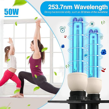 50 Watts Duct Disinfection Uv Light for Hvac, Uv Light for ac system, Ac Filter UV-C Lamp, uv lamp for furnace