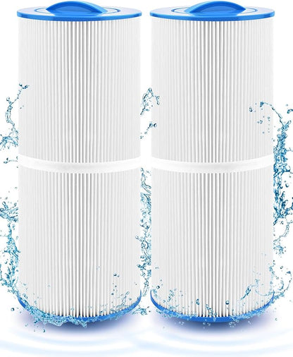 PACETAP Spa Filter Replaces for Unicel 6CH-960, 2 Pack Hot Tub Filter with Closed Handle(Not be Removed) Compatible with PJW60TL-F2S, Jacuzzi Filters J-300, J400, Filbur FC-2800, 6540-476, 6540-383