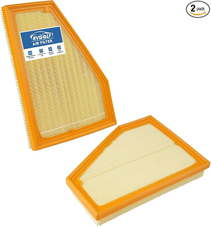 2PCS Engine Air Filter Fit for Jeep Grand Cherokee 2022-2025 2026, Grand Cherokee L 2021-2025 2026 Air Filter Replacement Engine Filter Accessories# 68376815AA WA11195 A31763