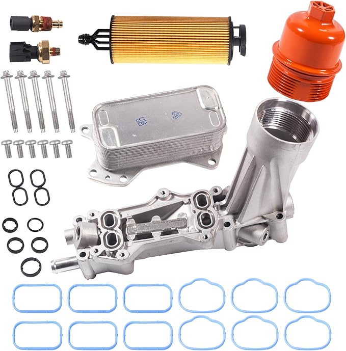 68105583AF 926-959 for Dodge Charger Challenger Engine Oil Filter Housing 3.6L Aluminum Chrysler 200 300,Durango Grand Caravan Jeep Cherokee,Wrangler,Ram 1500 2011-2023 926-876 68191349AA.
