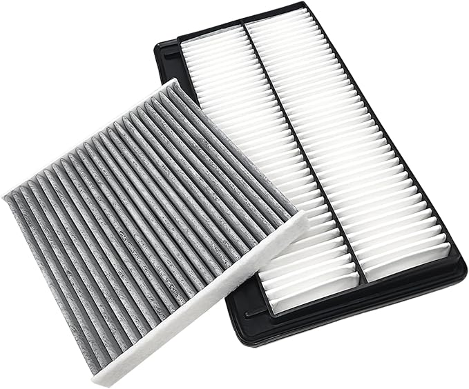 For Engine & Cabin Air Filter For Acura MDX 3.5L (2022-2024), Pilot 3.5L (2023-2024). Replacement for CP182, CF11182, 80291-T5R-A01, 1722061AA00.