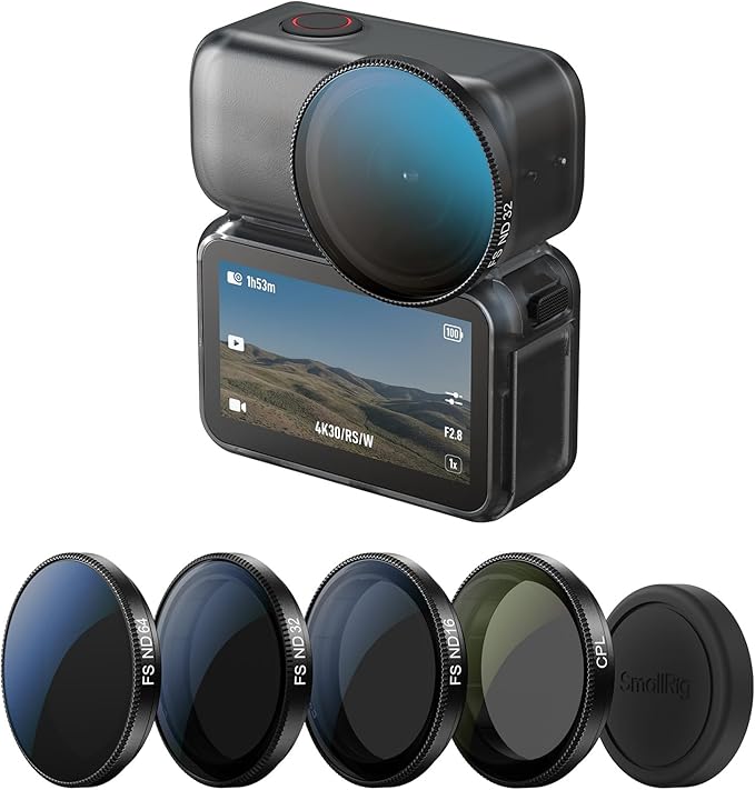 SmallRig Nano Filter Kit Only for DJI Osmo Nano, Includes CPL Polarizing Filter, ND16, ND32, and ND64 Filters