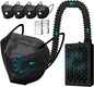Breathable Powered Air Purifying Makes with Filter for Dust, Sanding, Polishing, Woodworking,weeding,Protection works