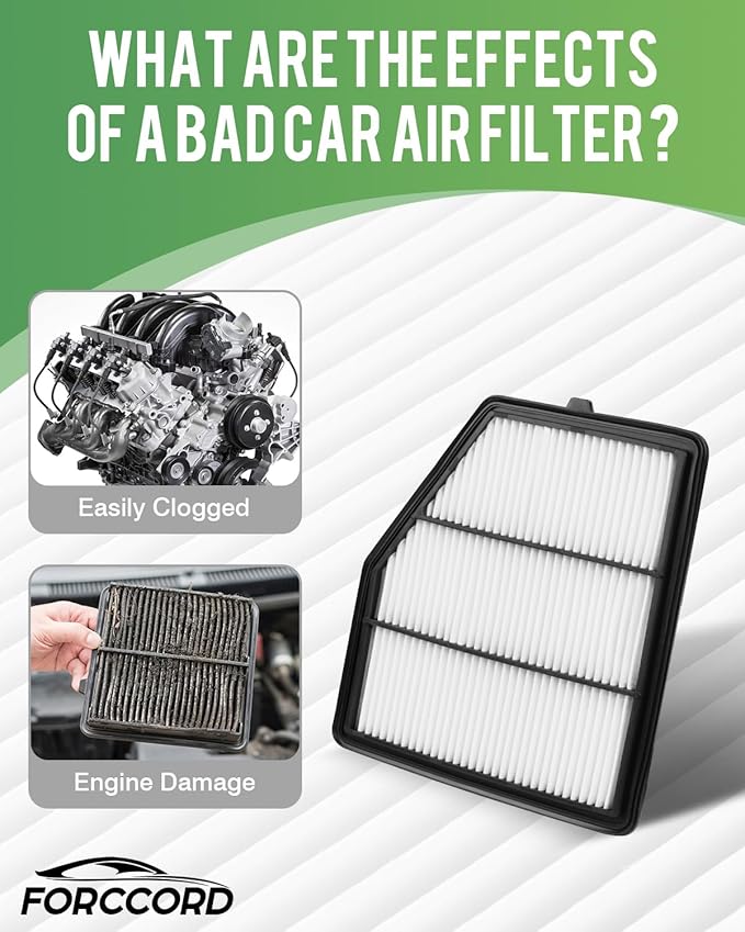 2-Pack Engine Air Filter Fits for Nissan Altima 2.5L ENGINE ONLY 2019-2025 2026（NOT FIT 2.0L) Air Filter Replacement CA12551 Car Accessories