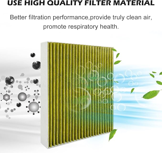 2PCS Capume Cabin Air Filter Replacement for CF11966, Sierra 1500 2019-2025, Silverado 1500 2019-2025, Yukon 2021-2025, Equinox 2018-2025, Blazer 2019-2025