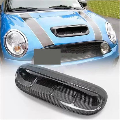 Compatible For Mini And COOPER S R56 07-14 Car Air Flow Intake Hood Scoop Vent Bonnet Decorative Covers Center Side Air Outlet Hood