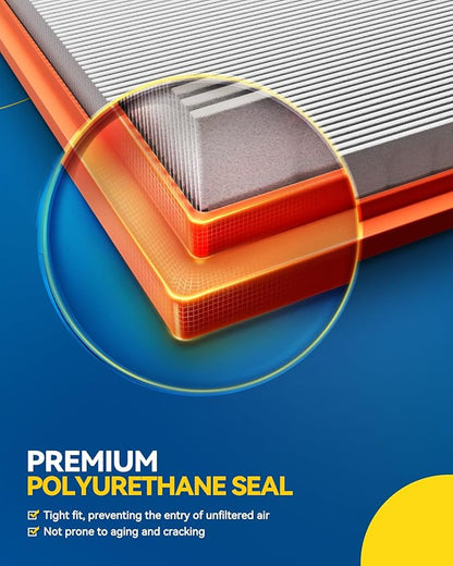 PHILTOP Engine Air Filter, CA12967 Compatible with Nissan Rogue 2021-2026, Mitsubishi Outlander 2022-2025, Flexible Panel
