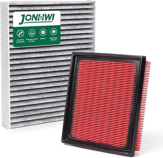 Engine & Cabin Air Filter Compatible with ACURA ILX (2013-2015), HONDA CIVIC (2012-2015), Replace for CF10134, CA11113