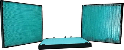 Jaspertronics™ Replacement Coarse Air Dust Filter Pack for Select Christie Digital H-Series Projectors (3-Pack + Frame) - 003-005241-02