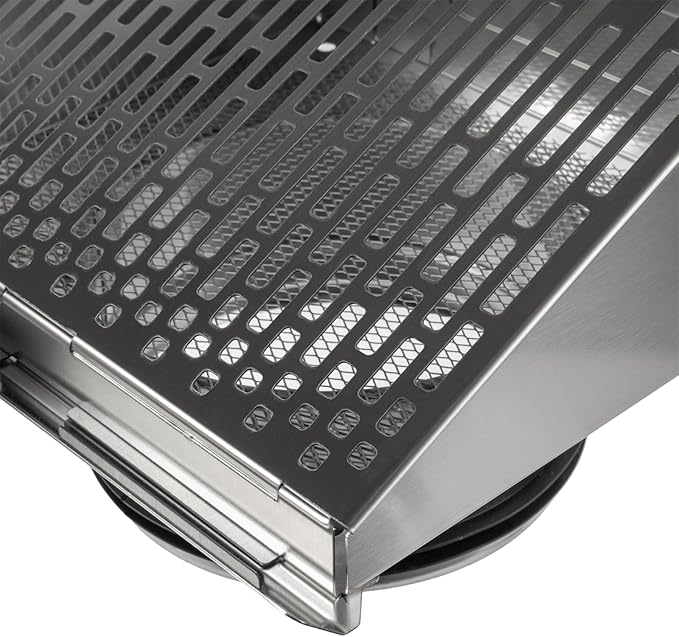 Vent Systems 6" Inch Exhaust Vent Cover with Rubber Gasket - Stainless Steel - Robust Weatherproof Outdoor Air Exhaust Box - Duct or Surface Mounting - Rain and Snow Protection
