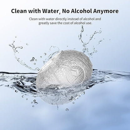 ANYCUBIC Water Washable 3D Printer Resin, 405nm High Precision UV-Curing 3D Resin, Low Shrinkage Standard Photopolymer Resin for 8K Capable LCD DLP Resin 3D Printer Printing (Clear, 1000g)