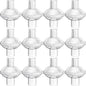 12-pack CPAP Inline Filter, Universal Inline CPAP Filter Compatible with BiPAP Machines ResMed,Dreamstation Standard, Any CACP Machine Size 22mm and 25mm Tube