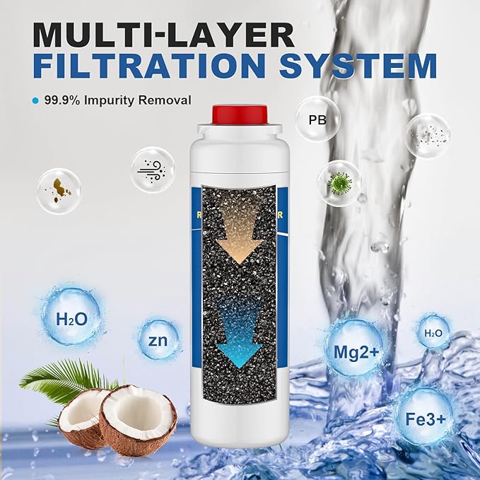 Water Filter Replacement Compatible with Elkay 51300C, 51300C Water Filter, Compatible with EzH2O Filter, 51299C, 55898C, High Capacity 3000 Gallon (2 PACK)