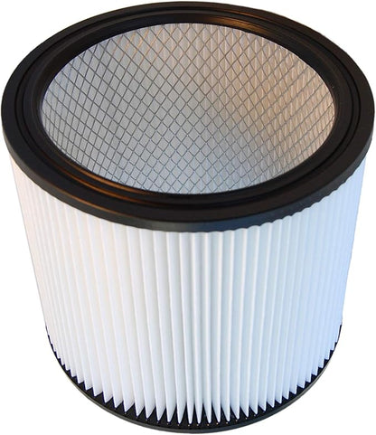 HQRP 12 pack Cartridge Filters Replacement for Shop-Vac 90304 90350 90340 9033 for most Wet/Dry Vacuum Cleaners 5 Gallon and above