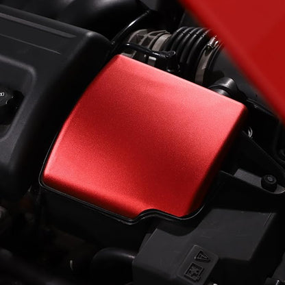 PIUGILH Engine Air Filter Heat Shield Cover Fit for Corvette C6 2005-2013, Aluminum Alloy Engine Air Intake Air Filter Heat Shield Decorative Cover Protection Cover Trim