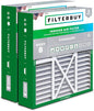 Filterbuy 20x22x5 Air Filter MERV 8 Essential Dust & Allergy Defense (2-Pack), Pleated HVAC AC Furnace Filters for Amana, Goodman, Nordyne, and Five Seasons (Actual Size: 19.50 x 21.94 x 5.25)