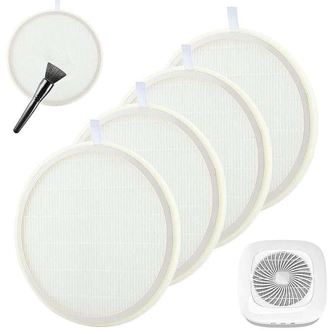 4 Pack Nail Dust Collector Replacement Filter for MelodySusie HPro/SProR Nail Dust Collector, Reusable Dusts Collector Filter for Nails Machine Manicure Tools Salon Home Use