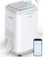 Nuwave OxyPure ZERO Air Purifier with Washable and Reusable Bio Guard Tech Air Filter, Large Room Up to 2002 Ft², Air Quality Monitor, 0.1 Microns, 100% Capture Irritants like Smoke, Dust, Pollen