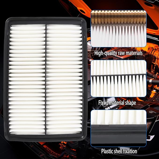 Engine Air Filter 17220-R70-A00 Compatible with Honda Civic 2006-2011, Element 2007-2011, 2.0L 2.4L