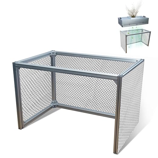 FFU HEPA H14 Filter Laminar Flow Hood Clean Bench Bracket,Use with Laminar air Flow Hood，Suitable for Clean Room/Laboratory/Clean Room/Mushroom Room，Updated Fan Filter Unit，Clean shed