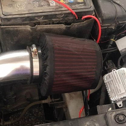 Air Filter Protective Cover, Universal Air Intake Filter Sock Cover Air Cleaner Protective Cover forHigh Flow Air Intake Filters (Large)